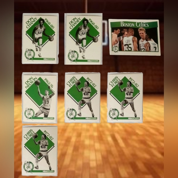 1991 "RAW"MINTNBA HOOPS ~BOSTON CELTICSBASKETBALLCARD LOT OF 7 - Picture 6 of 6
